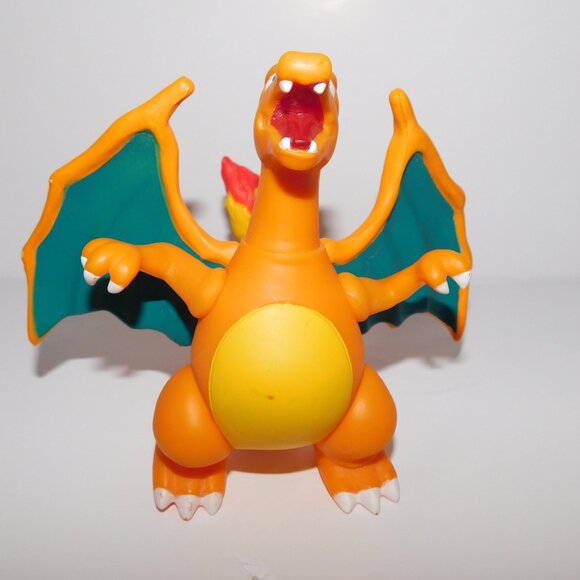 Vintage Retro 1998 TOMY Pokemon CHARIZARD 5" Action Figure Vinyl - Picture 2 of 8